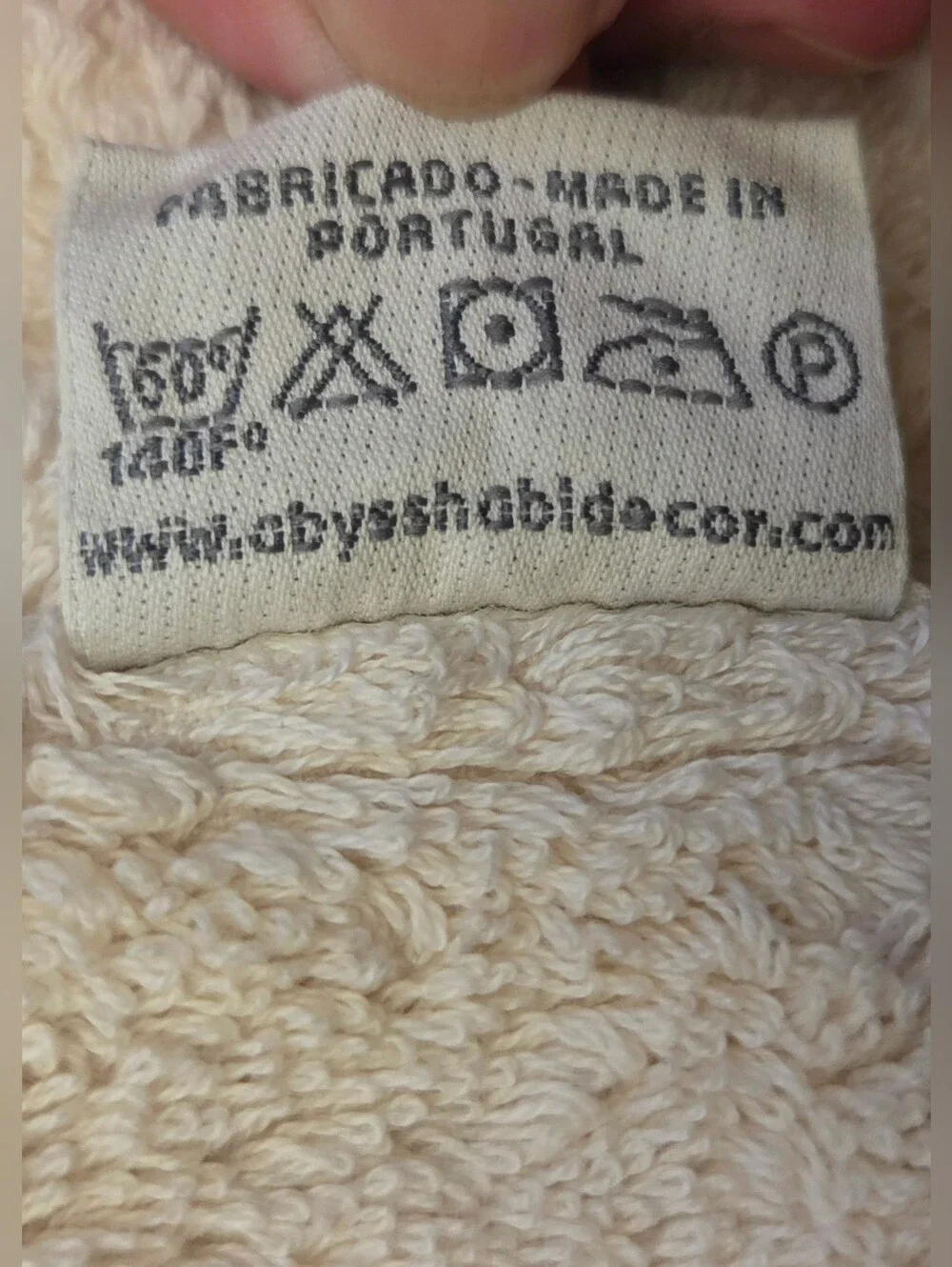 NEW Abyss & Habidecor Super Pile 40 X 72 Inch Bath Sheet In Ivory